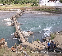 Bridge to Punakha Dzong
