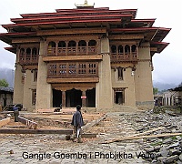 Gangte Goemba in Phobjikha Valley