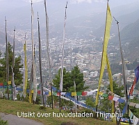 View of the capital, Thimphu