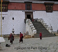 Entrance at Paro Dzong