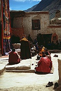 The courtyard of the monastery, Rangdum Gompa