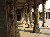Stone Pillar at Qutub Minar, Delhi 2013