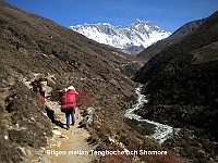 The path between Tengboche and Shomore