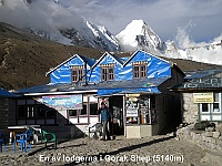 One of the lodges in Gorak Shep (5140m)