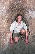 Viet Cong tunnels Cu Chi, Saigon Vietnam 2002