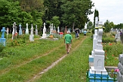 Another toilet stop at a graveyard, this time in Zolochiv.