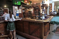 A local beer hall in Minsk.