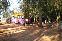 The campsite at the Mlilwane Nature Reserve in Swaziland.