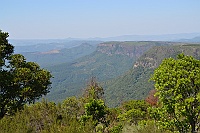 The view of the Blyde River Canyon from God's Window.