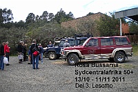 Here are jeeps who take us to the Sani Pass and Lesotho.
