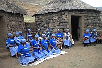 The women of the village danced for us.