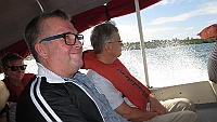 Bernt and Ulf on the way to Boca del Toro.