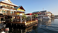 One of the many waterfront restaurants.