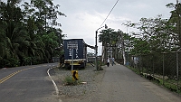 Border bridge between Panama and Costa Rica at Sixaola.