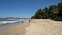 The beach at Tamarindo.